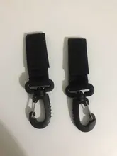 Ganchos de seguridad para cochecito de bebé, 2 uds., gancho para bolsa de cochecito de silla de ruedas, Clip de la bolsa de compras, gancho para coche de bebé