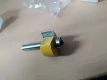 1pc 8mm vástago T-Sloting Router poco broca con rodamiento de madera fresado de ranuras de tipo T Rabbeting madera herramienta para madera MC02091