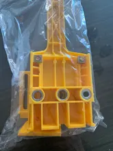 Plantilla de plástico ABS para perforación de madera con 3 orificios, plantilla de pasador rápido para taladrar madera, con orificios de 3 medidas, 6, 8 y 10mm, perforadora de bolsillo, para carpintería