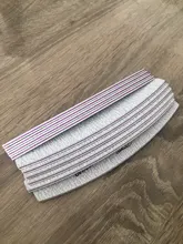 Archivo de clavo de doble lado de la lima de uñas Buffer 100/180 Trimmer de búfer en el arte de uñas Ongle de uñas arte herramienta