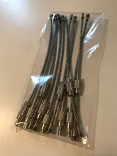 EDC-Cadena de alambre colgante, tornillo, cuerda de equipaje, llavero de bucle circular, Kit Bushcraft, dispositivo de bloqueo, anillo, llavero con herramientas, Cable de acero