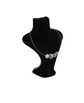 Goo Design Blue Wooden Bulk Concrete Cubes Necklace
Goo Design Blue Wooden Bulk Concrete Cubes Necklace