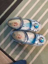 Zapatos de cuero de princesa para niñas, calzado plano de dibujos animados para fiesta de primavera y verano