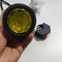 Faro LED para motocicleta, Luz antiniebla de 12v, L6X, para BMW, Suzuki, soportes delanteros, luz de paso