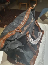 MUCHUAN-bolsos de viaje para hombre, bolsas de mano, de lona, de cuero, de hombro, gran capacidad, para fines de semana