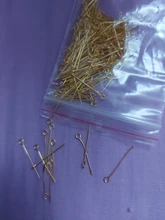 200 unids/bolsa 16 20 25 30 35 40 45 50mm cabeza de ojo Pins clásicos 7 colores plateados alfileres con ojetes para hallazgos de joyería haciendo suministros DIY