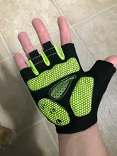 Guantes de ciclismo antideslizantes Unisex, para ciclismo de montaña al aire libre, lavables, medio dedo, guantes deportivos de dedo corto