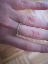 ZHOUYANG-anillos de compromiso de boda para mujer, Micro pavé de circonia cúbica, Color plata, joyería de moda de todos los tamaños R133