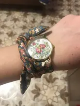 Shsby marca única damas flor tela de reloj de las mujeres de la moda reloj de vestir de tela de alta calidad reloj dulce reloj de pulsera de niñas