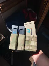 Chaleco táctico 1 + 2, bolsa Triple para revistas, sistema de munición para cargador, Clip, bolsas de bolsillo, 5,56