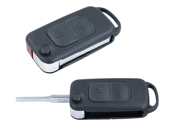Remote Key shell 2 buttons with blade HU64 battery case without Transponder for Mercedes Benz S Class G M V B C to E
Remote Key shell 2 buttons with blade HU64 battery case without Transponder for Mercedes Benz S Class G M V B C to E