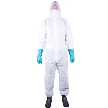 10 pcs Disposable Coveralls Protective Breathable Hooded Suit with Elastic Cuffs, Ankles and Waist,Zip Front Opening, Serged Sea
10 pcs Disposable Coveralls Protective Breathable Hooded Suit with Elastic Cuffs, Ankles and Waist,Zip Front Opening, Serged Sea