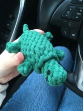 Juguetes de policarbonato para perros, mordedores de juguete para perros de dibujos animados, resistente a mordeduras trenzadas, Limpieza de dientes, cuerda de algodón