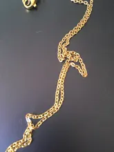 CACANA-collares de cadena de acero inoxidable para hombre y mujer, Color dorado y plateado para colgante, joyería fina no decolorada, N1918