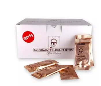 Turkish Coffee 120 pieces x 6 g Single Cup Traditional Kurukahveci Mehmet Efendi Delicious Pure Ground Coffee Made in Turkey
Turkish Coffee 120 pieces x 6 g Single Cup Traditional Kurukahveci Mehmet Efendi Delicious Pure Ground Coffee Made in Turkey
