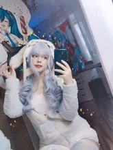 HUAYA-peluca rizada largo ondulado Lolita con flequillo para niña, peluca de Cosplay de fiesta diaria, sintética, resistente al calor, Color rosa degradado