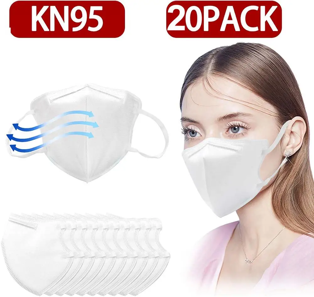20PCS FFP2 KN95 Face Masks Adult Anti-fog Anti-dust Anti Air Pollution 95% Filtration Non-Woven Fabrics Mouth Mask
20PCS FFP2 KN95 Face Masks Adult Anti-fog Anti-dust Anti Air Pollution 95% Filtration Non-Woven Fabrics Mouth Mask