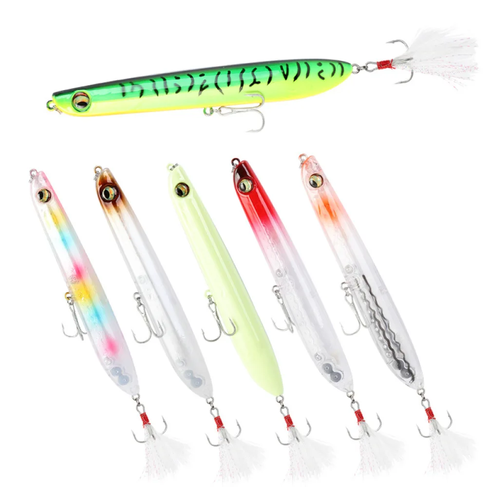5pcs Wobblers Pencil Fishing Lure 12.3CM 16g Tengu Buoyancy Distance Throwing Bionic Hard bait Wobbler Worm Carp Fishing Bait
5pcs Wobblers Pencil Fishing Lure 12.3CM 16g Tengu Buoyancy Distance Throwing Bionic Hard bait Wobbler Worm Carp Fishing Bait