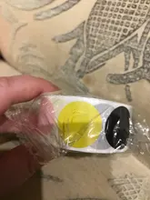 500 uds/rollo de croma etiquetas adhesivas de código de Color Dot etiquetas adhesivas 1 pulgada ronda rojo amarillo azul Rosa negro papelería pegatinas