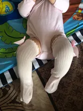 2019 nueva para niños y niñas lazo grande hasta la rodilla largo suave calcetines de algodón con lazo para bebé NIÑOS Calcetines niños calcetines meias 25