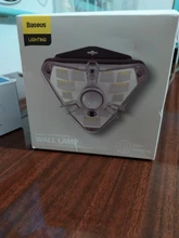 Solar-Light Wall Pir-Motion-Sensor Exterior Garden Baseus Outdoor Home Waterproof LED