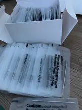 Agujas para Piercing de acero quirúrgico, 100 Uds., 12G14G, agujas para Piercing corporal desechable, esterilizadas a Gas, maquillaje permanente, tatuaje