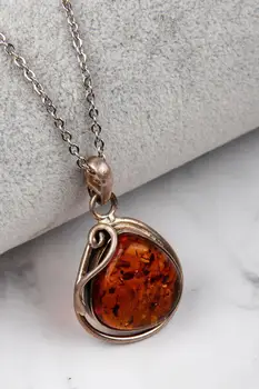 Drop Amber Necklace 925 Sterling Silver Necklace Organic Healing Stone Amber
Drop Amber Necklace 925 Sterling Silver Necklace Organic Healing Stone Amber