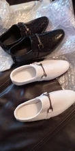 MudiPanda-zapatos de vestir formales para niños y niñas, zapatillas puntiagudas de estilo británico, para espectáculos de moda, color negro, para otoño, 2020