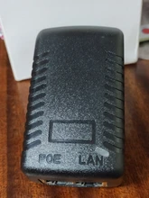 Inyector POE de 48V y 0.5A 24W para cámara IP, adaptador de alimentador PoE de vigilancia de seguridad CCTV, adaptador Ethernet para teléfono, enchufe para EE. UU., UE y Reino Unido