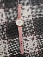 Sakura-reloj rosa para niña y mujer, reloj femenino para estudiante, a la moda, sencillo para chica, ropa con una flecha, reloj en forma de corazón