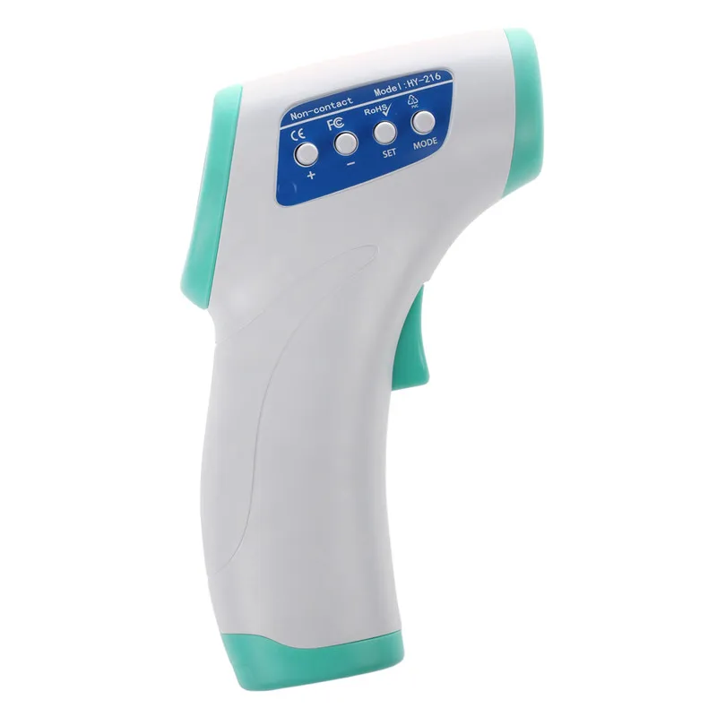 Baby Infrared Thermometer Body LCD Backlight Digital Electronic Thermometer Non-contact Forehead Measure Thermometer HY216 White
Baby Infrared Thermometer Body LCD Backlight Digital Electronic Thermometer Non-contact Forehead Measure Thermometer HY216 White