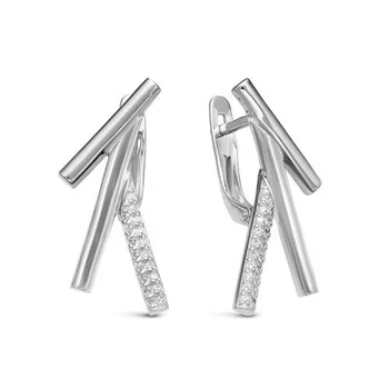 Earrings made of silver with cubic zirconia
Earrings made of silver with cubic zirconia