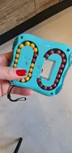 Rotación de frijoles mágicos cubo dedo Fidget juguetes para niños y adultos de alivio de estrés giro de los niños los inteligencia educativa juego