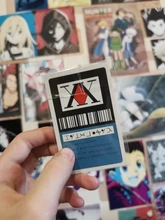 Hunter X Hunter-tarjeta de licencia de Anime japonés, Hisoka Gon, Freecss, Kurapika, Killua, Kulolo, HUNTER, de papel, PVC