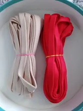 Funda de sujetador de repuesto con aros, cinta de 5 metros para ropa interior, anillo de tela de encuadernación