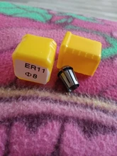 Pinzas ER11 de alta precisión, 0.008mm, 1mm-8mm, resorte ER11, adecuado para Portabrocas de mandril, 0.008 de precisión, 1 Uds.