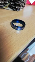 Anillo de carburo de tungsteno azul para hombre y mujer, sortija clásica de fibra de carbono con diseño de dragón azul, para bodas y parejas