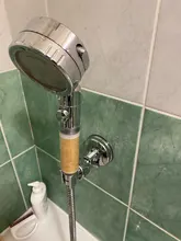 Soporte de manos para cabezal de ducha de baño, montaje de pared cromado, soporte de succión ajustable, fuerte montado en la pared, estante fuerte, envío directo