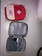 Estuche para botiquín de primeros auxilios Mini portátil al aire libre viaje, medicina, paquete Kit de emergencia de bolsas pequeñas de la medicina organizador divisor de almacenamiento