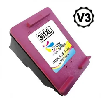 Compatible HP 301XL V3 TRICOLOR ink cartridge remanufactured CH562EE CH564EE (sample ink level) 18 ml
Compatible HP 301XL V3 TRICOLOR ink cartridge remanufactured CH562EE CH564EE (sample ink level) 18 ml
