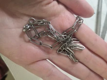 Collar de acero inoxidable Hip Hop para hombre y mujer, joyería de moda