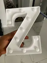 Letrero con símbolo de letras para decoración del hogar, luces LED de plástico con forma de corazón para escritorio, adorno de letras para boda, regalo de San Valentín