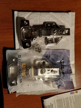 AOBT-bisagra de acero inoxidable para puerta de armario, amortiguador de bisagras hidráulicas, Cierre Suave, 1 Uds.