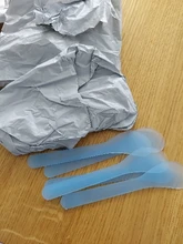 10 unids/lote de mascarilla Facial Stick cosmética espátula Scoop DIY mascarilla Facial cuchara belleza bastoncillos de maquillaje barro mezcla herramientas Color aleatorio