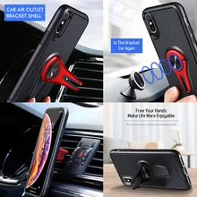 Armadura kisscase funda para teléfono para Xiaomi 9t 9t pro soporte de salida de coche para Redmi Note7 Note7 PRO Note5 Pro 5Plus 6A contraportada(China)