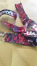 Deadpool-Llavero con correa para el cuello, cordón para tarjeta de identificación de cámara, Z05, 1 Uds.