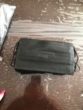 Mascarilla quirúrgica desechable con elásticos, máscara facial no tejida de 3 capas, transpirable, color rosa, azul, negro y blanco