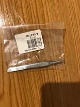 1 Uds cejas pinzas para vello profesional eliminación de vello de cejas pinzas de punta plana de herramienta de acero inoxidable conveniente pequeño No óxido