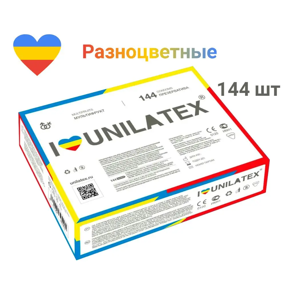Презервативы мультифрукт Unilatex 12 шт + 3 шт в подарок 3014UL - Unilatex - Ароматизированные презервативы - Купить