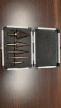 Broca de paso Hss Cobalto, orificios múltiples, 50 tamaños, titanio de cobalto, broca de paso, taladro perforador, herramienta cortadora de agujeros, 5 uds.